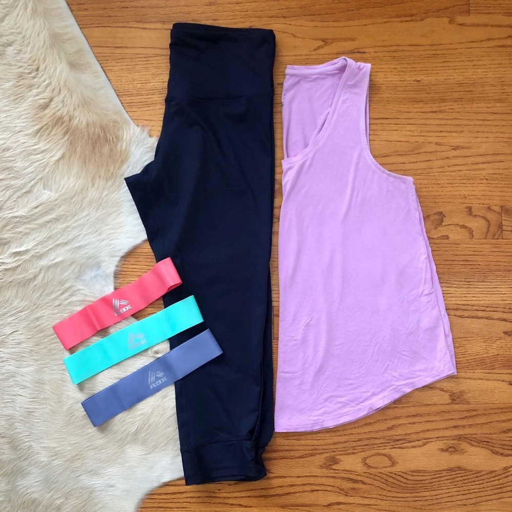Navy Champion Capri Leggings